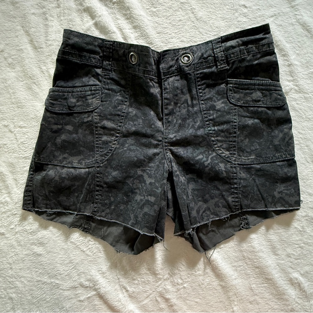 Style & Co. Charcoal Cargo Cutoff Shorts for Women